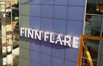 Изготовление наружной рекламы для Finn Flare
